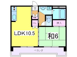 サンシャイン新飯田屋の物件間取画像